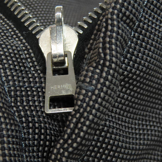 HERMES Backpack canvas gray Her Line add PM Women Used Authentic