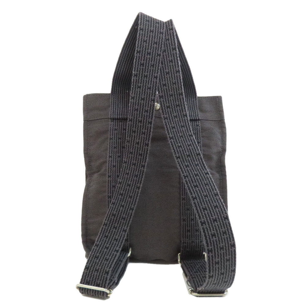 HERMES Backpack canvas gray Her Line add PM Women Used Authentic