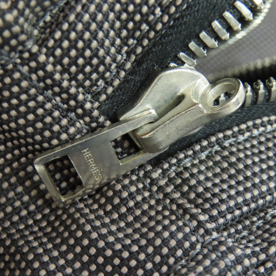 HERMES Backpack canvas gray Her Line add PM Women Used Authentic