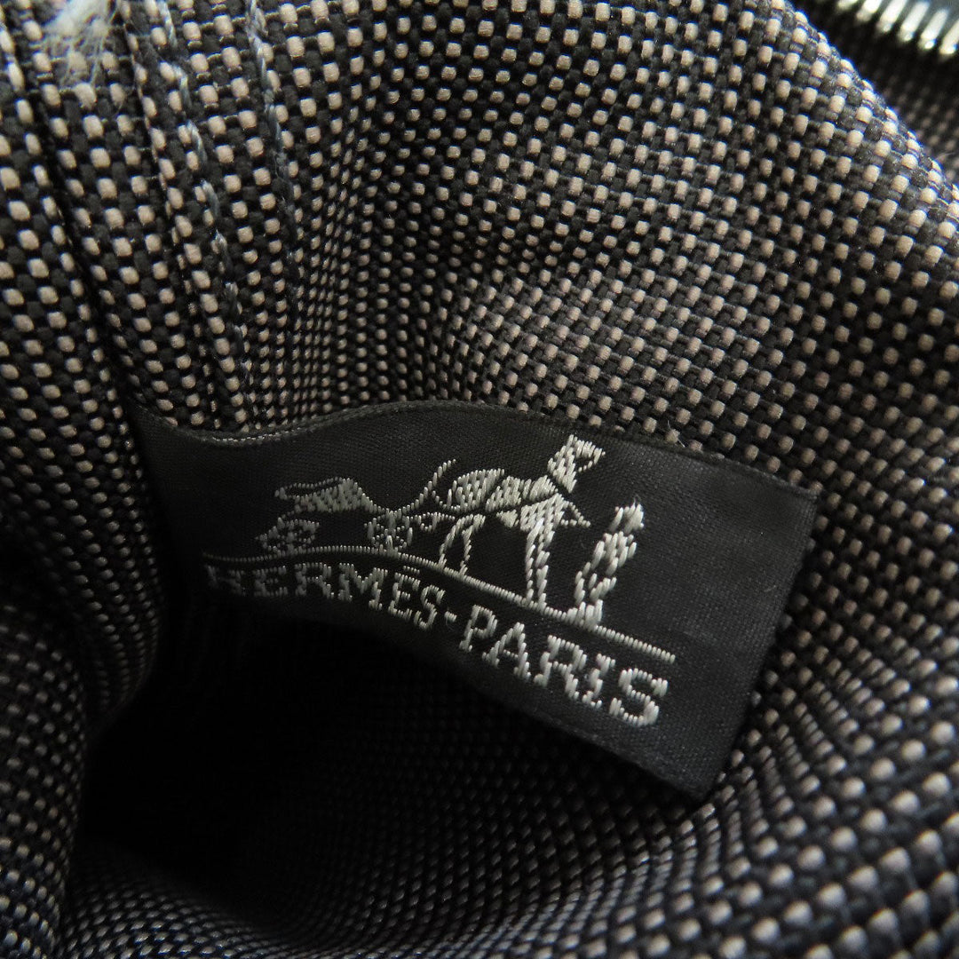 HERMES Backpack canvas gray Her Line add PM Women Used Authentic