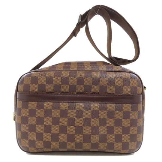 LOUIS VUITTON Shoulder Bag N45253 Damier canvas Brown Reporter PM Special Order Women Used Authentic