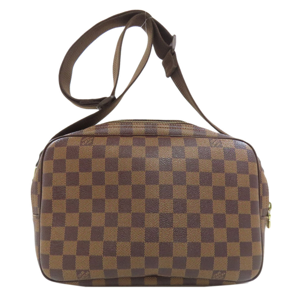 LOUIS VUITTON Shoulder Bag N45253 Damier canvas Brown Reporter PM Special Order Women Used Authentic