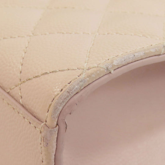 SAINT LAURENT Shoulder Bag leather pink Envelope medium Women Used Authentic