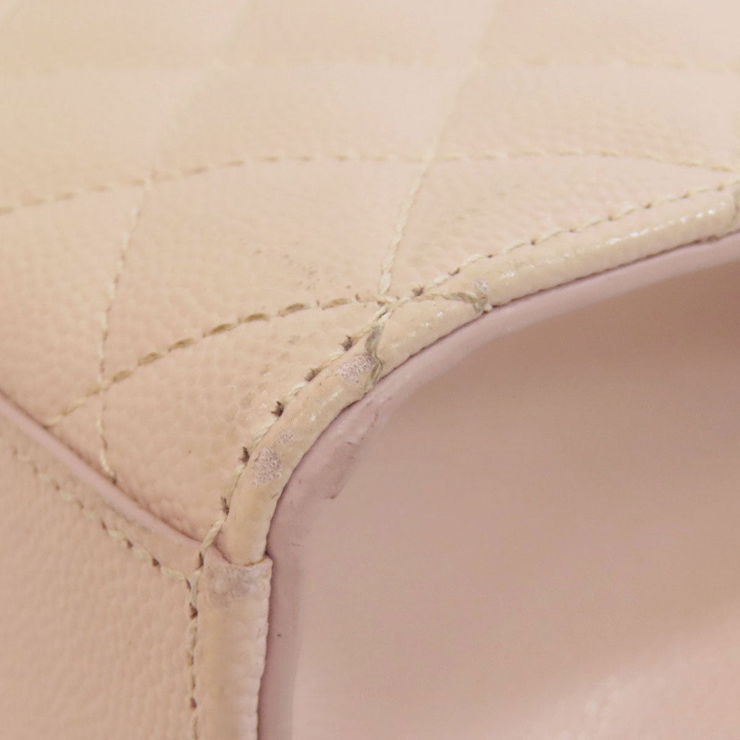 SAINT LAURENT Shoulder Bag leather pink Envelope medium Women Used Authentic