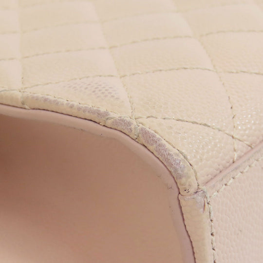 SAINT LAURENT Shoulder Bag leather pink Envelope medium Women Used Authentic