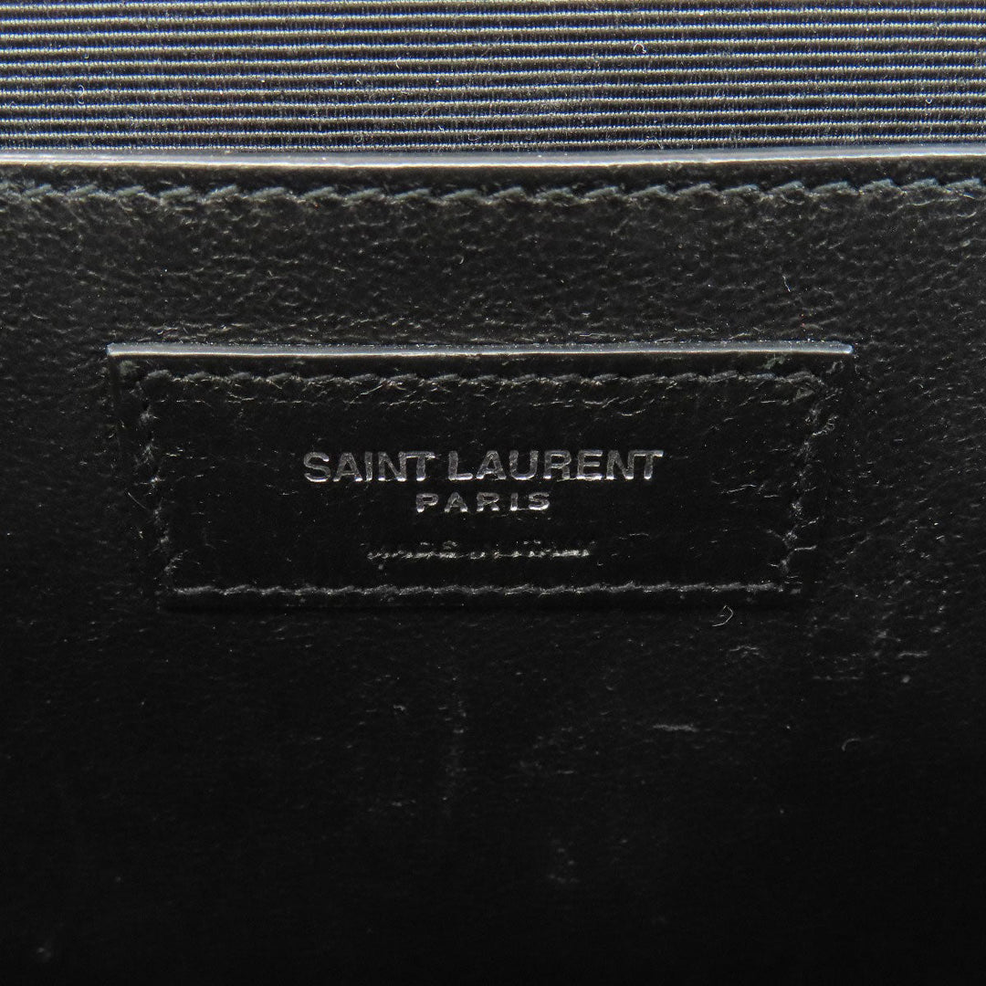 SAINT LAURENT Shoulder Bag leather pink Envelope medium Women Used Authentic