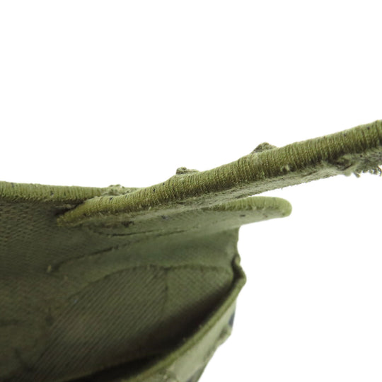 Christian Dior Hip bag canvas green saddle Women Used Authentic