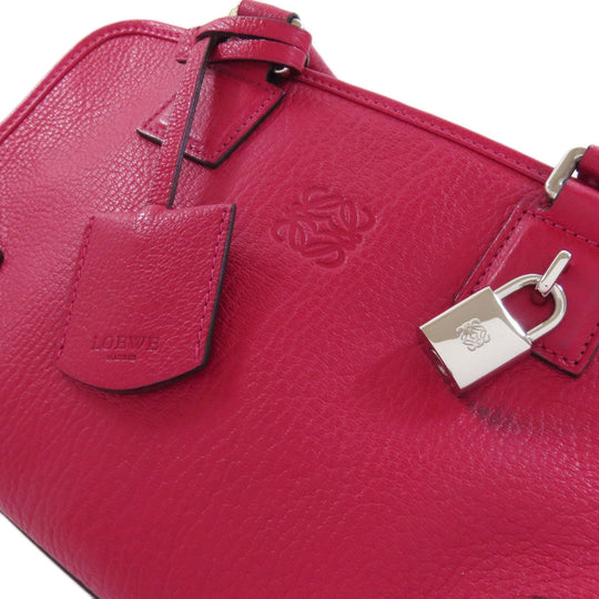 LOEWE Handbag Calfskin pink Amazonas Women Used Authentic