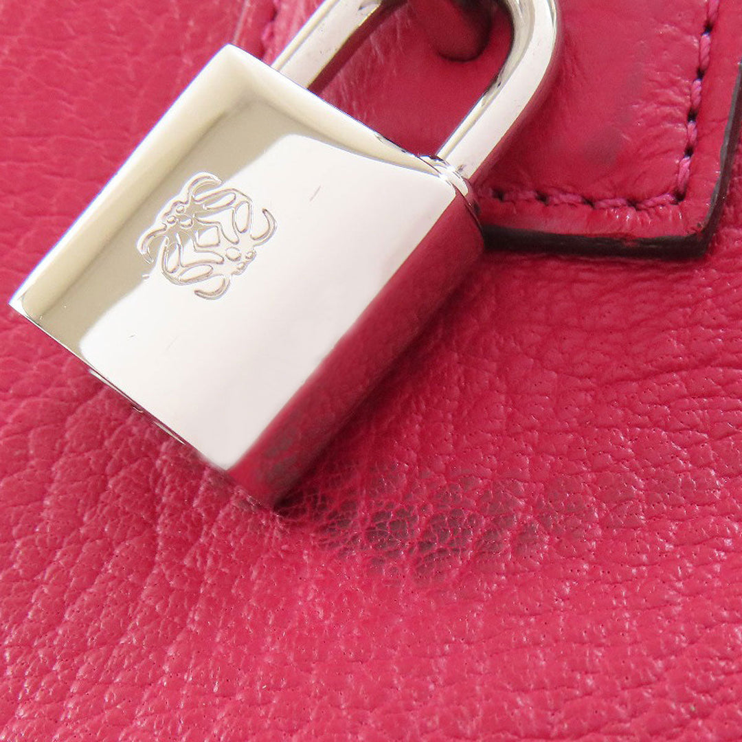 LOEWE Handbag Calfskin pink Amazonas Women Used Authentic