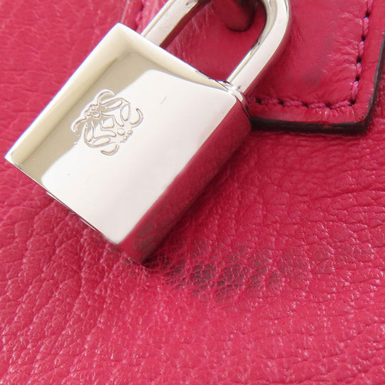 LOEWE Handbag Calfskin pink Amazonas Women Used Authentic