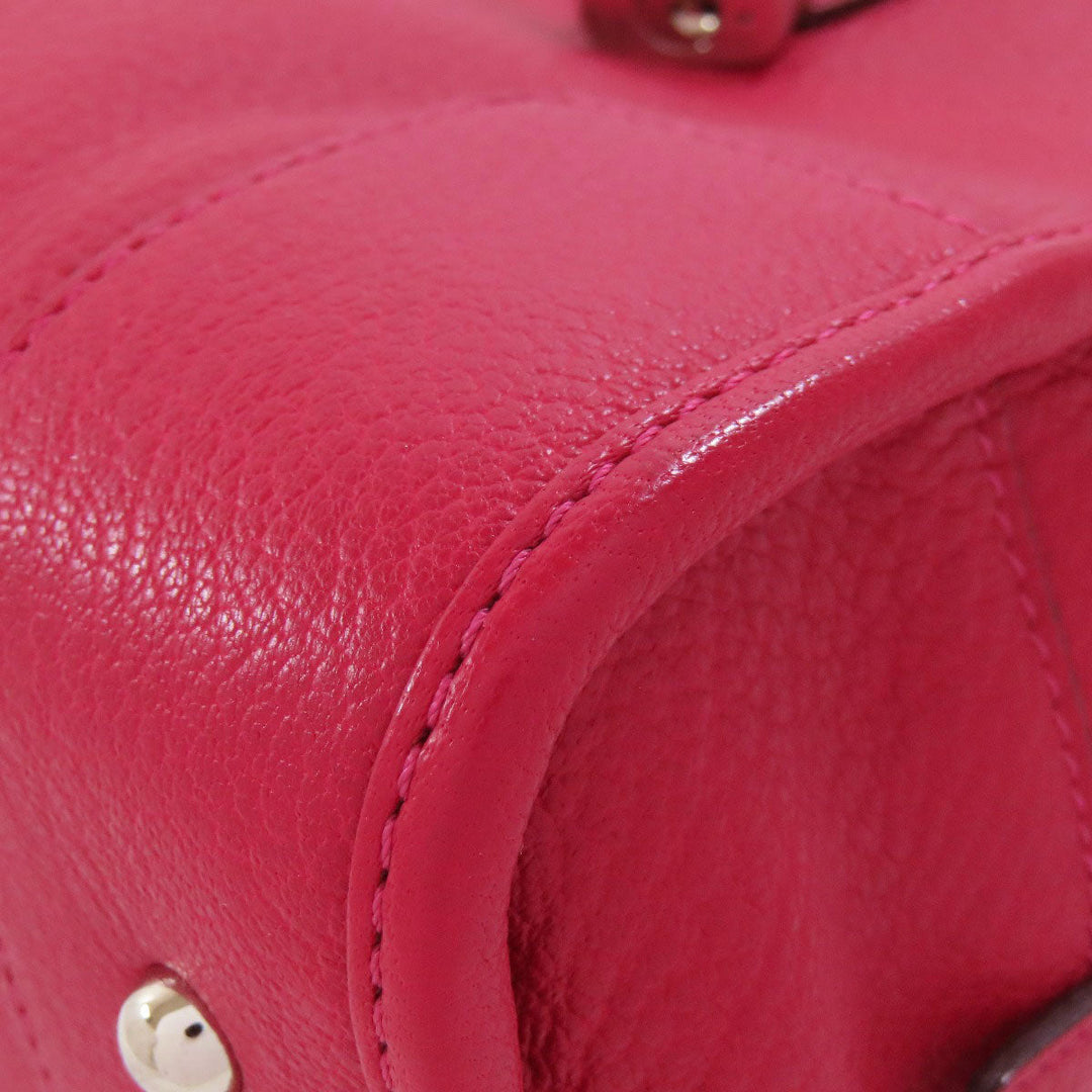 LOEWE Handbag Calfskin pink Amazonas Women Used Authentic