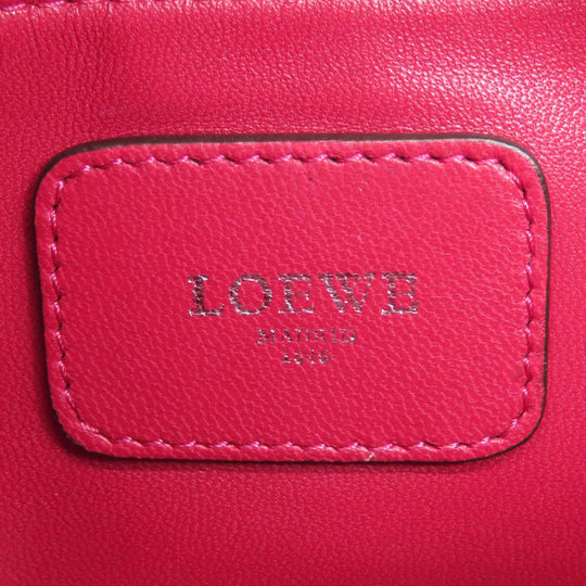 LOEWE Handbag Calfskin pink Amazonas Women Used Authentic