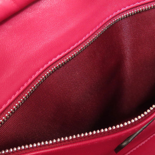 LOEWE Handbag Calfskin pink Amazonas Women Used Authentic