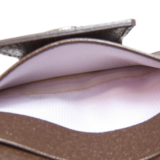 BVLGARI Bifold Wallet canvas beige Logomania Bvlgari Bvlgari Women Used Authentic
