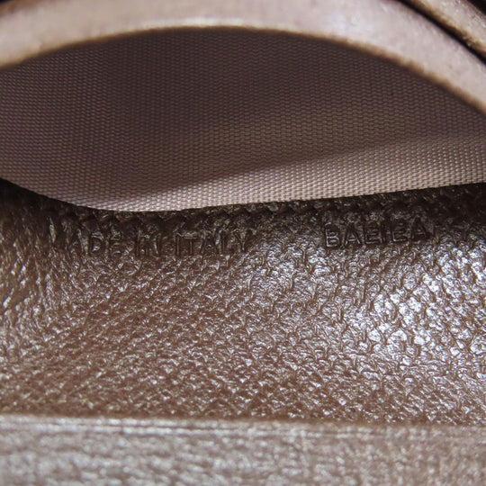 BVLGARI Bifold Wallet canvas beige Logomania Bvlgari Bvlgari Women Used Authentic