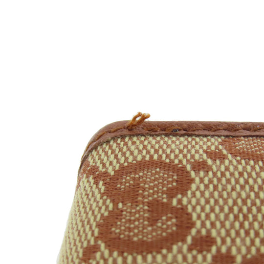 GUCCI Long Wallet Purse 547791 canvas Brown NY Yankees collaboration GG Women Used Authentic