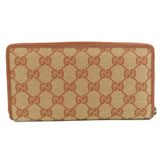 GUCCI Long Wallet Purse 547791 canvas Brown NY Yankees collaboration GG Women Used Authentic
