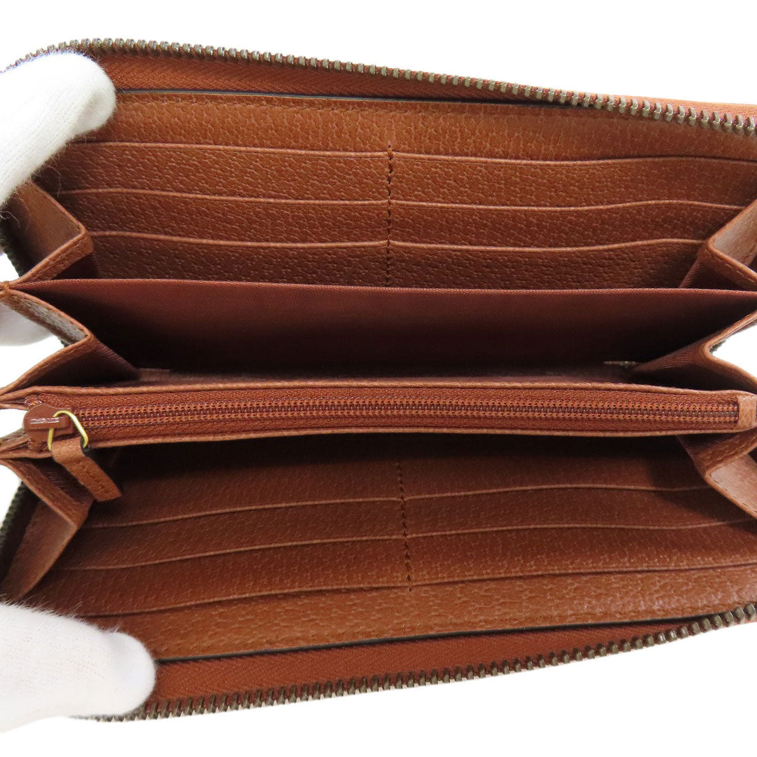 GUCCI Long Wallet Purse 547791 canvas Brown NY Yankees collaboration GG Women Used Authentic