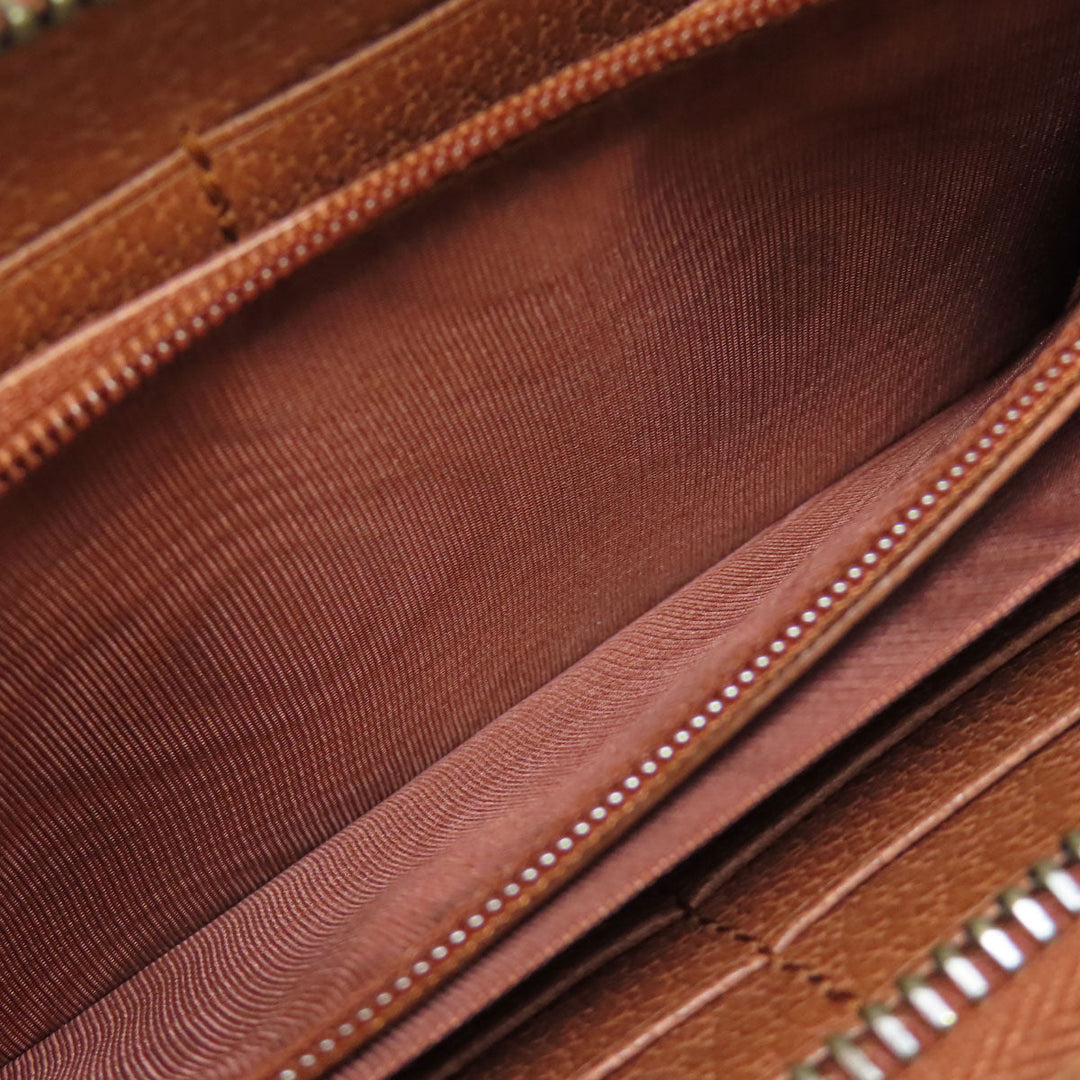 GUCCI Long Wallet Purse 547791 canvas Brown NY Yankees collaboration GG Women Used Authentic