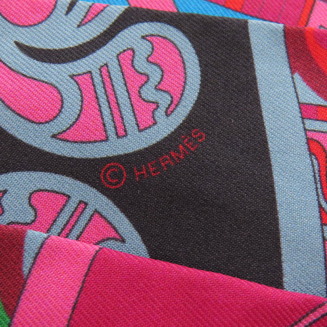 HERMES scarf silk pink Twilly Women Used Authentic