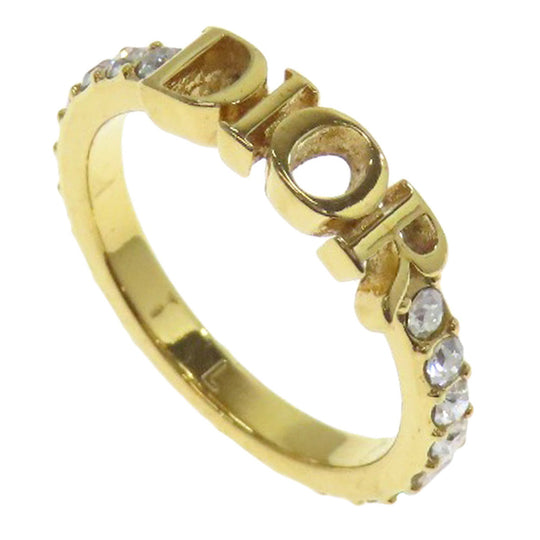 Christian Dior Ring metallic gold Diorvolution L size Women Used Authentic