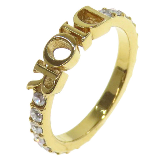 Christian Dior Ring metallic gold Diorvolution L size Women Used Authentic
