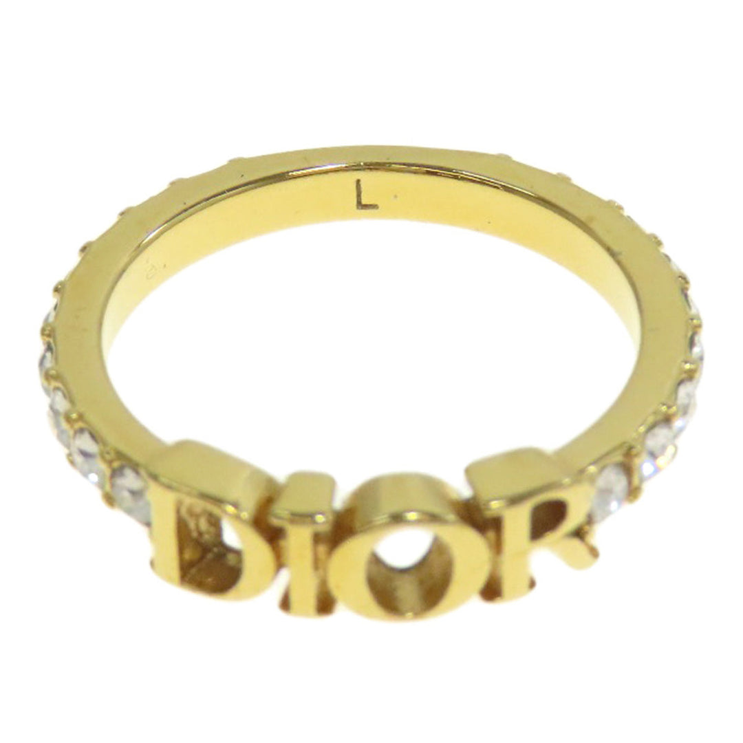 Christian Dior Ring metallic gold Diorvolution L size Women Used Authentic