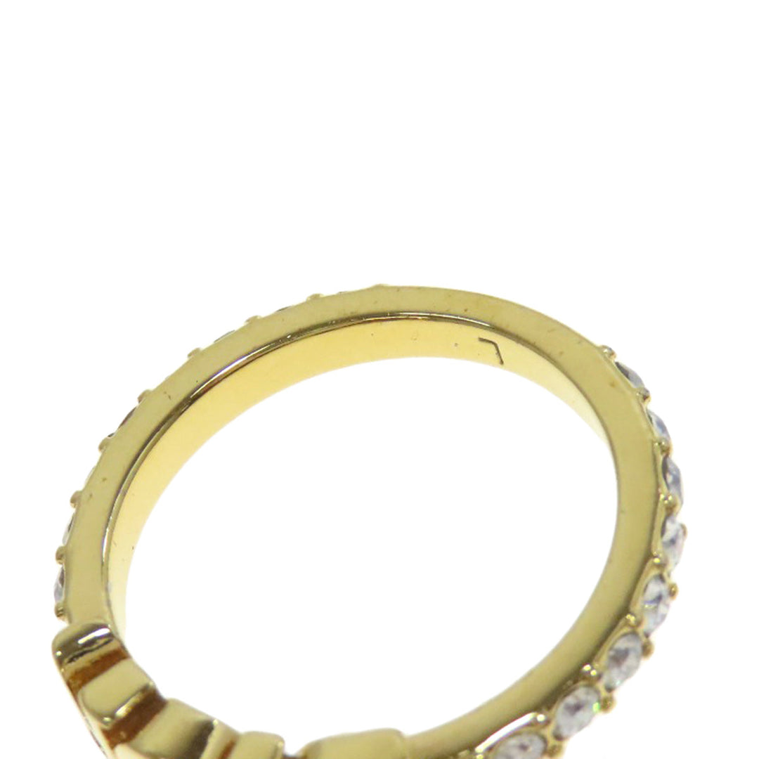 Christian Dior Ring metallic gold Diorvolution L size Women Used Authentic