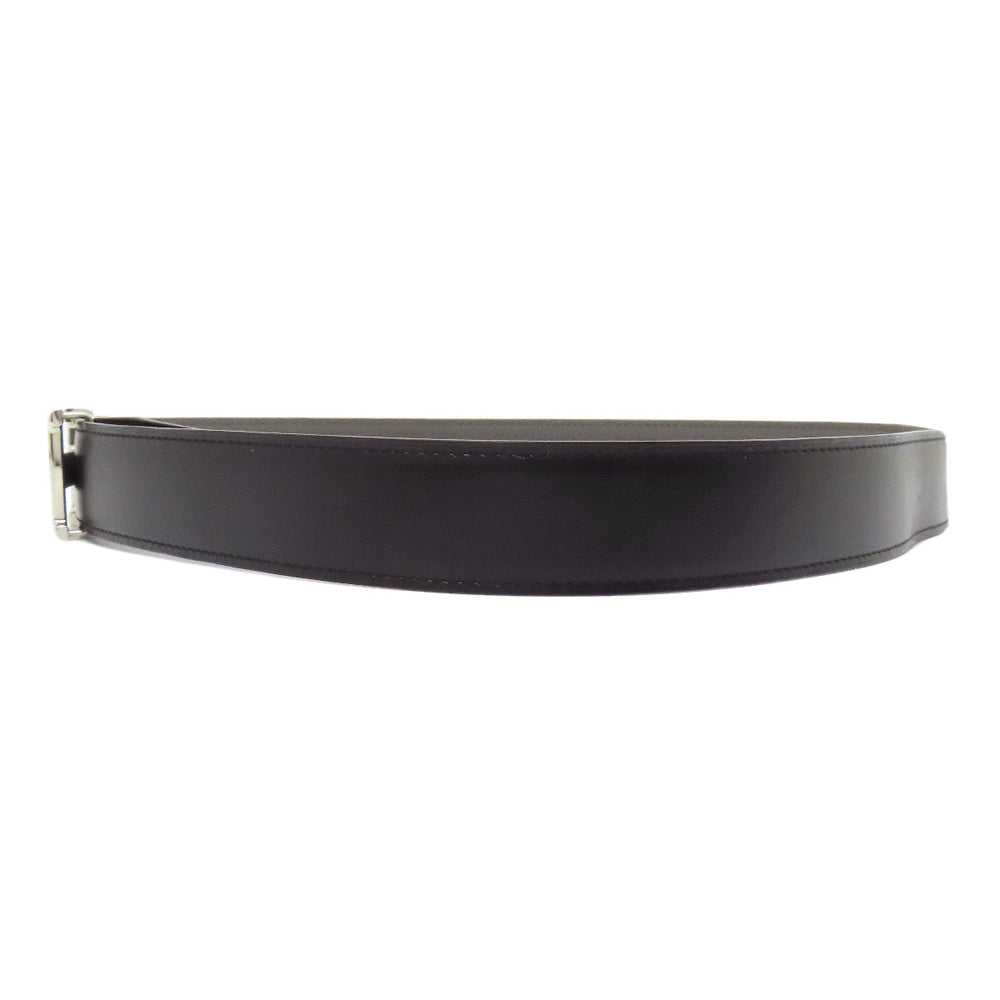 HERMES belt Taurillon Clemence Silver Belt Buckle Constance