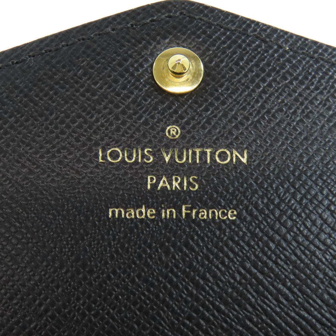 LOUIS VUITTON Long Wallet Purse M80726 Monogram Giant Brown Portefeuille Sara Women Used Authentic