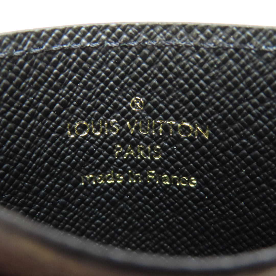 LOUIS VUITTON Card Case M69161 Monogram reverse Brown Porto cult  Simple Women Used Authentic