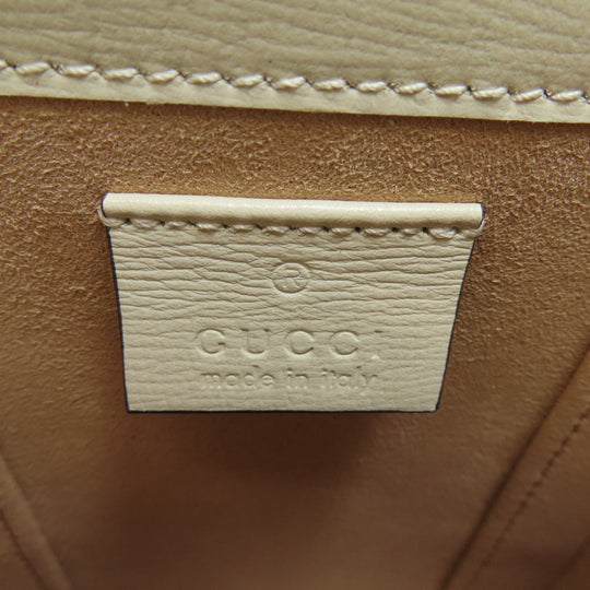 GUCCI Shoulder Bag 625615 PVC Brown Horsebit 1955 mini bag Women Used Authentic