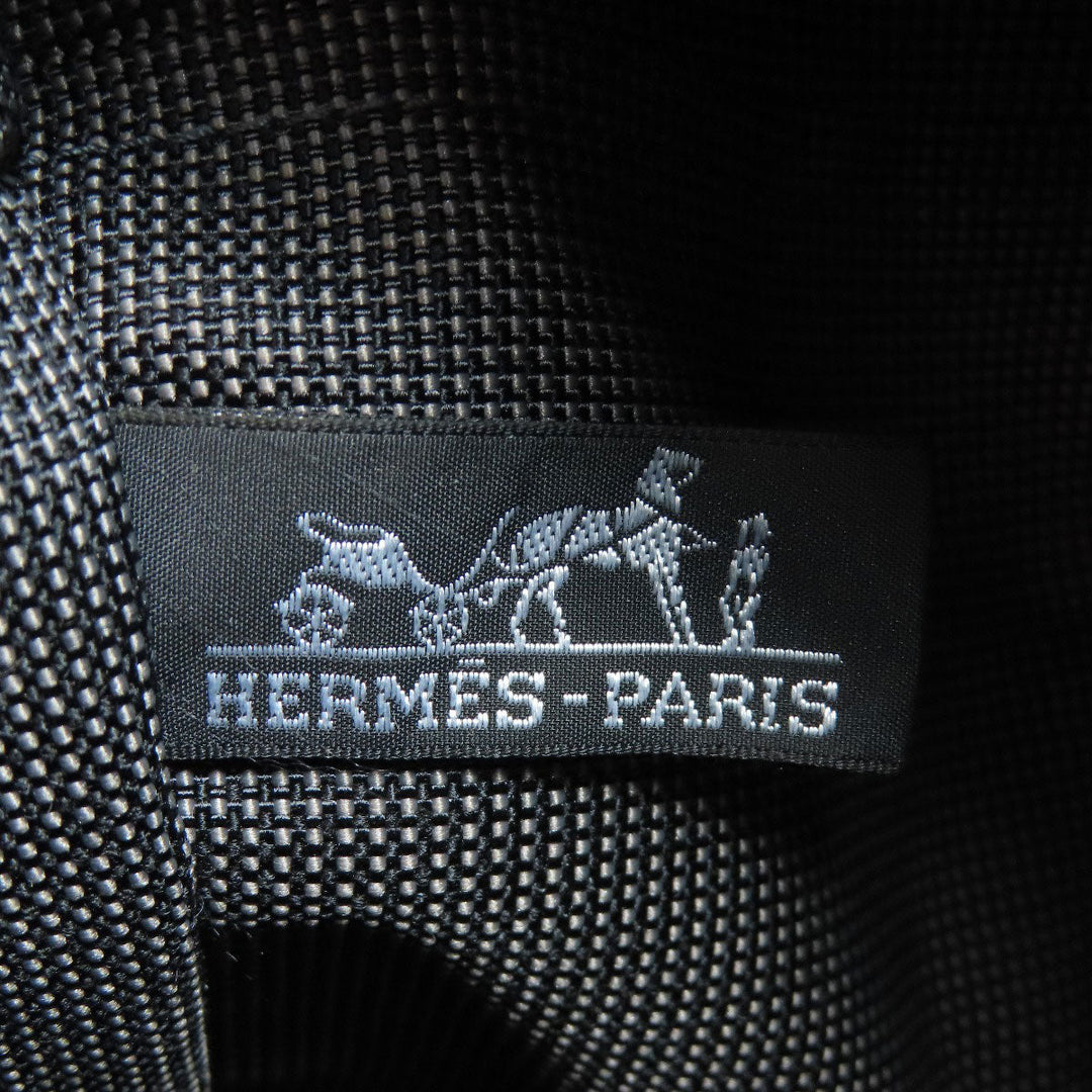 HERMES Tote Bag canvas gray Her LineTGM Women Used Authentic