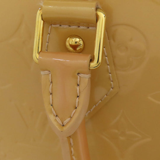 LOUIS VUITTON Handbag M91610 Vernis yellow Alma MM Women Used Authentic