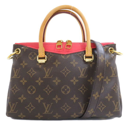 LOUIS VUITTON Handbag M41734 Monogram canvas Brown Palas BB Women Used Authentic