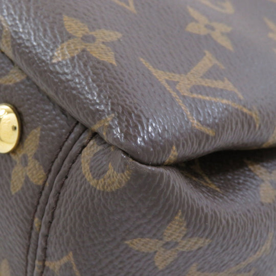 LOUIS VUITTON Handbag M41734 Monogram canvas Brown Palas BB Women Used Authentic