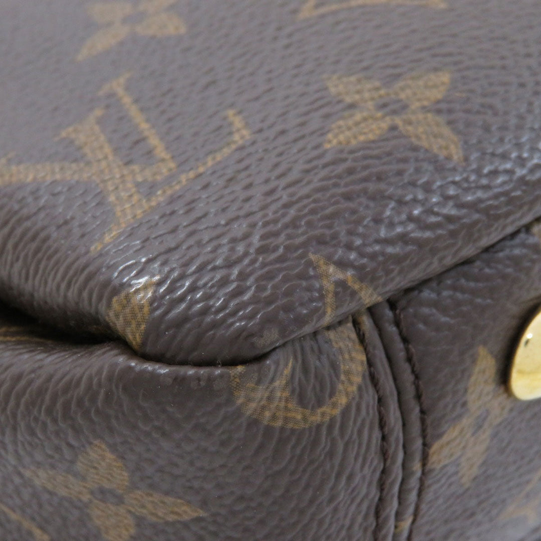 LOUIS VUITTON Handbag M41734 Monogram canvas Brown Palas BB Women Used Authentic