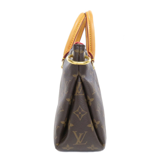LOUIS VUITTON Handbag M41734 Monogram canvas Brown Palas BB Women Used Authentic