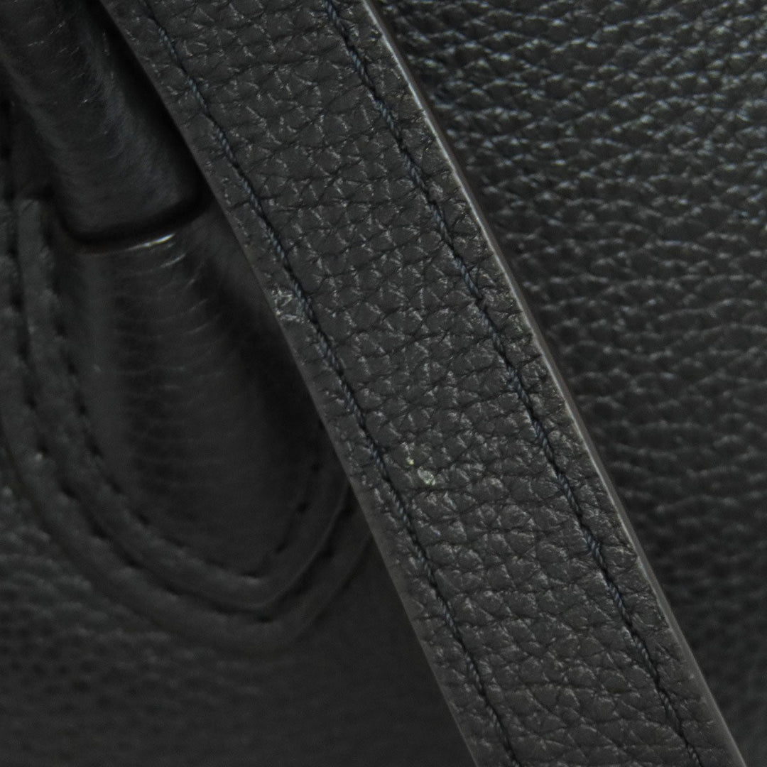 CELINE Handbag Calfskin black Luggage nano Women Used Authentic