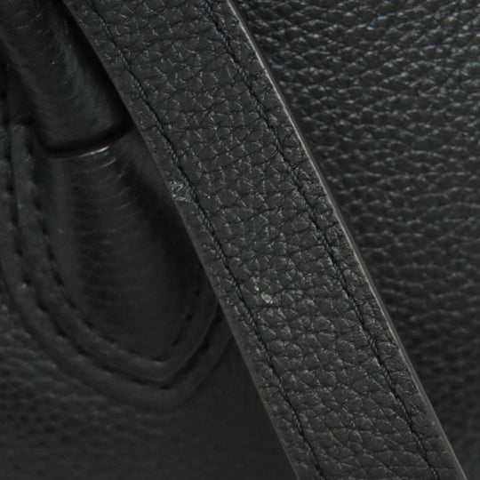CELINE Handbag Calfskin black Luggage nano Women Used Authentic