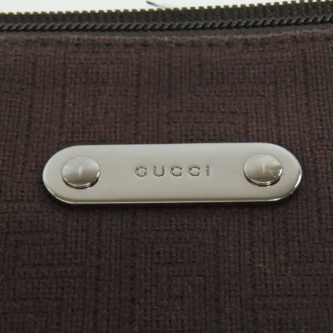GUCCI Shoulder Bag canvas Brown outlet Women Used Authentic
