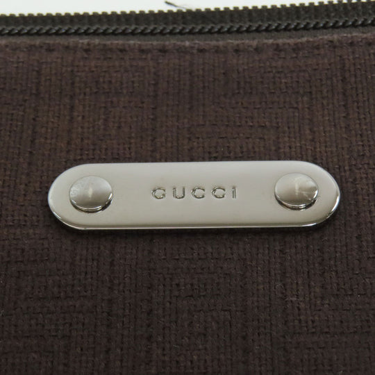 GUCCI Shoulder Bag canvas Brown outlet Women Used Authentic