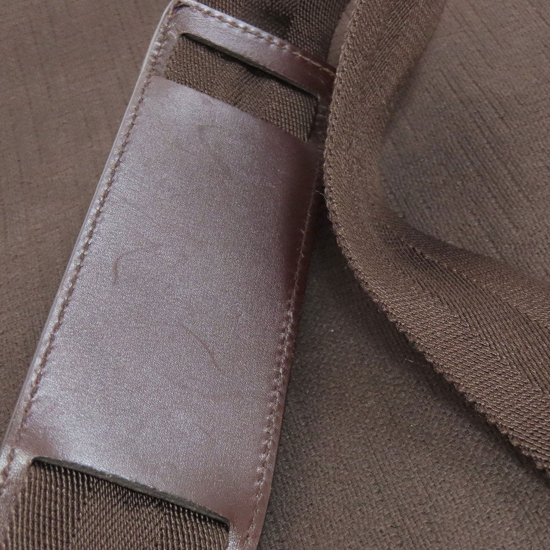 GUCCI Shoulder Bag canvas Brown outlet Women Used Authentic