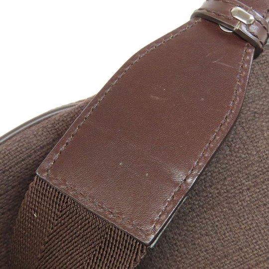 GUCCI Shoulder Bag canvas Brown outlet Women Used Authentic