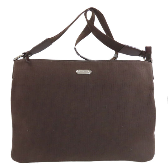GUCCI Shoulder Bag canvas Brown outlet Women Used Authentic