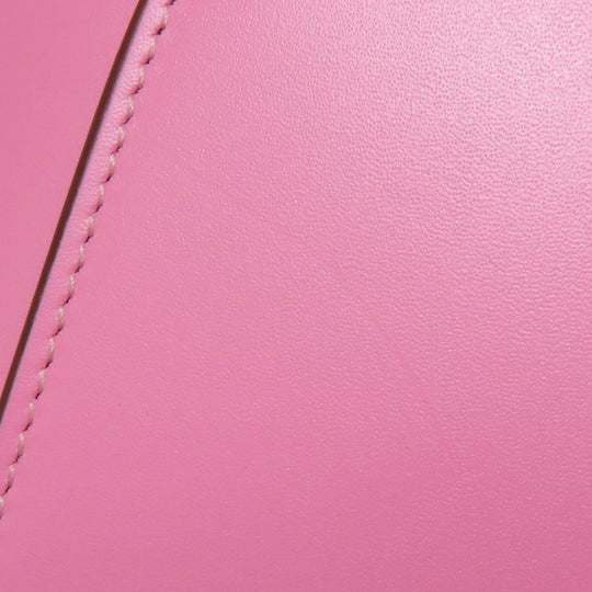 CARTIER Long Wallet Purse leather pink Double C Women Used Authentic