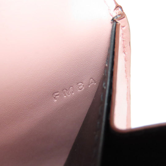 CARTIER Long Wallet Purse leather pink Double C Women Used Authentic