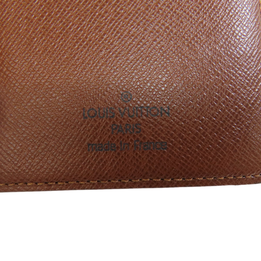 LOUIS VUITTON Long Wallet Purse M60825 Monogram canvas Brown Porto Cult Credit