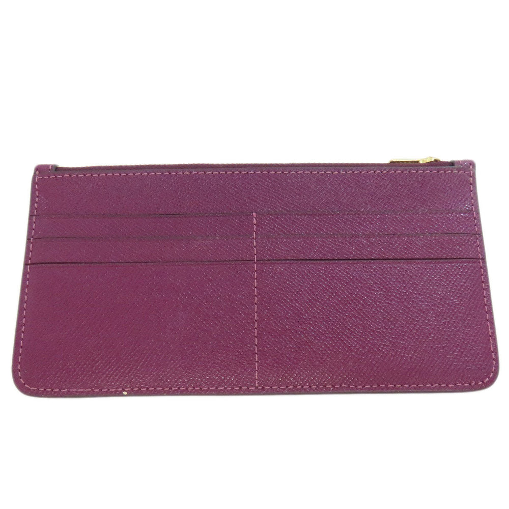 COACH Shoulder Bag C8439 leather purple Win Crossbody Women Used Authentic