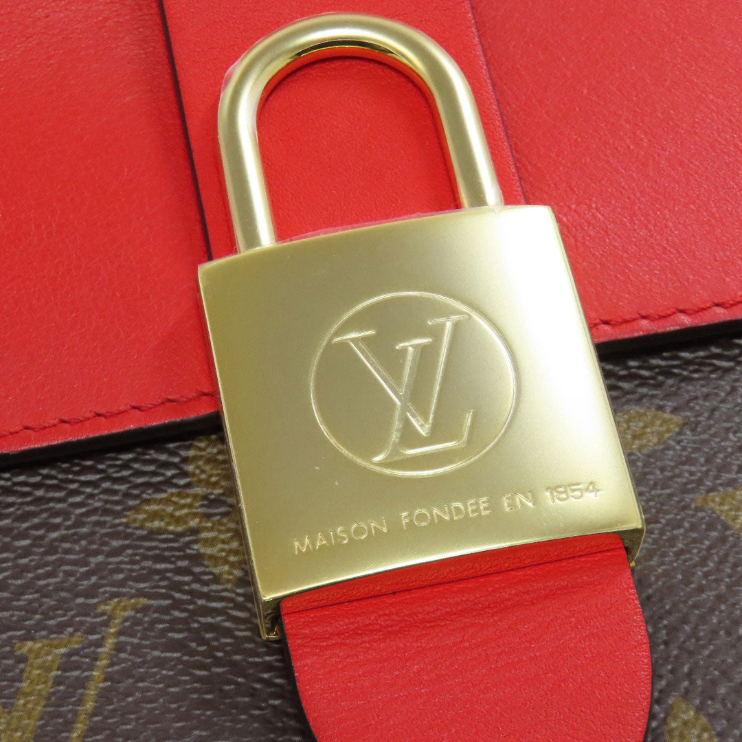 LOUIS VUITTON Handbag M44322 Monogram canvas Red Rocky bb Women Used Authentic